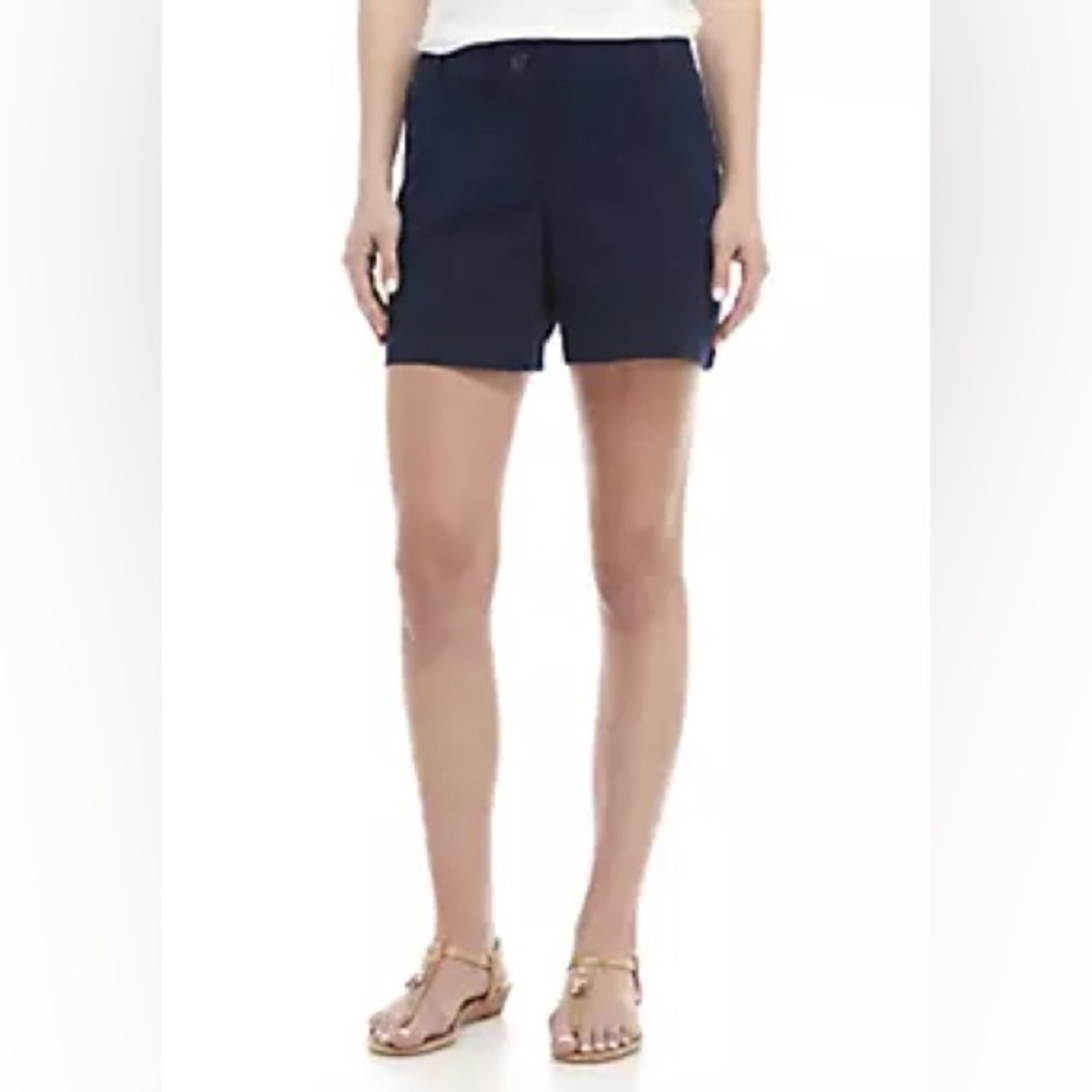 Crown & Ivy Caroline 5” Classic Fit Short Navy 14